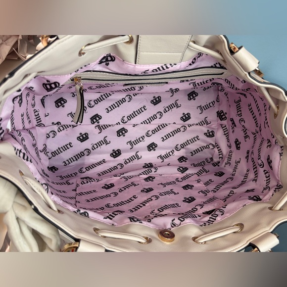 Juicy Couture Classic Scottie Dogs Tote Bag Liquorice/Crystal HTF Viral - Picture 7 of 16